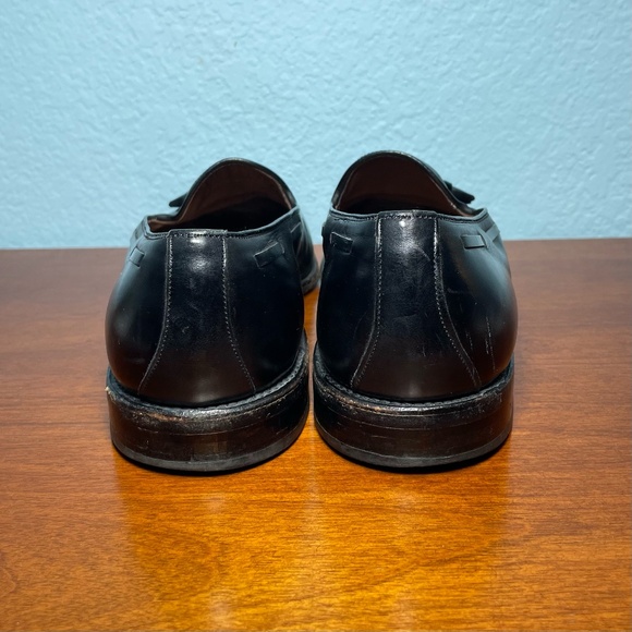 Allen Edmonds Grayson 13 A Narrow Width Black Leather Tassel Loafers Shoes 8217 - Picture 9 of 14
